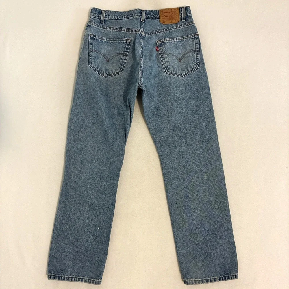 Vtg 90s Levis 505 Jeans Mens 34x30 (Fits 32x30) Distressed Straight‎ Fit Pants